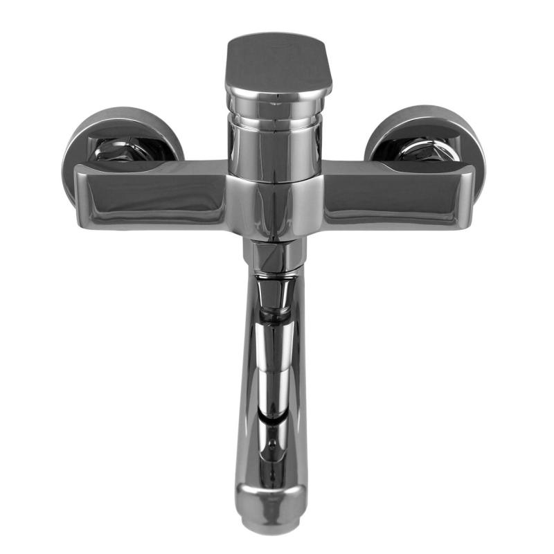 Aquanello Casa Yhden vivun keittiön seinähana kromi, ulostulo 20 cm CR-1420-CS