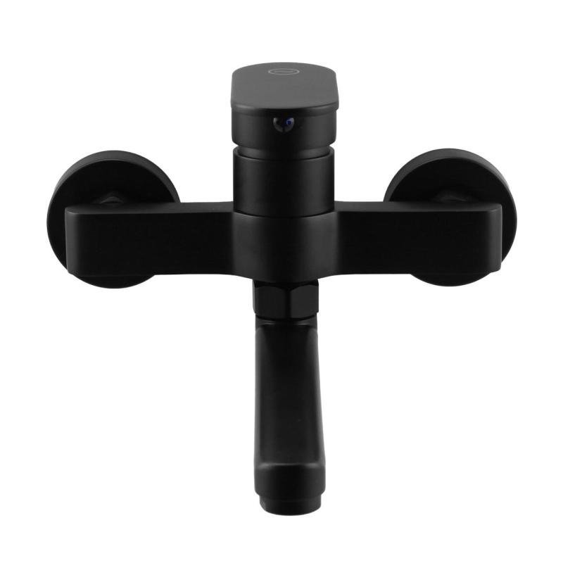 Aquanello Casa Yhden vivun keittiön seinähana, musta, ulostulo 20 cm BL-1420-CS