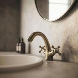 Aquanello Heritage Ascot Klassinen nostalginen pesuallashana, pronssi BN-4101-HA