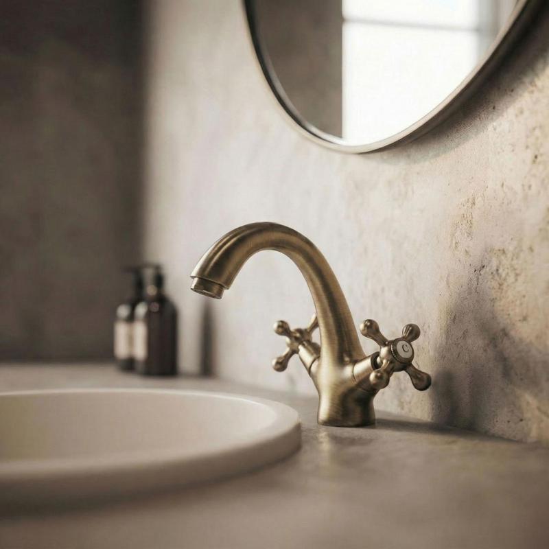 Aquanello Heritage Ascot Klassinen nostalginen pesuallashana, pronssi BN-4101-HA