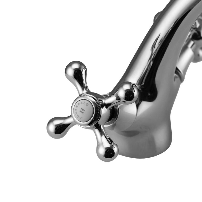 Aquanello Heritage Ascot Klassinen nostalginen pesuallashana kromi CR-4101-HA