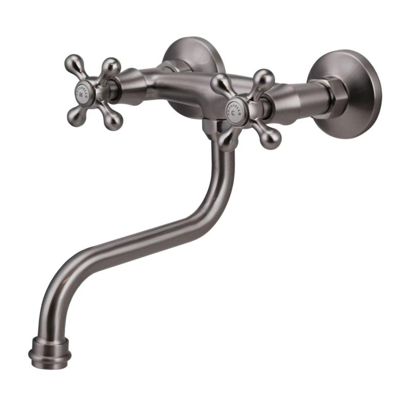 Aquanello Heritage Ascot Klassinen keittiön seinähana, ruostumaton teräs NB-4111-HA