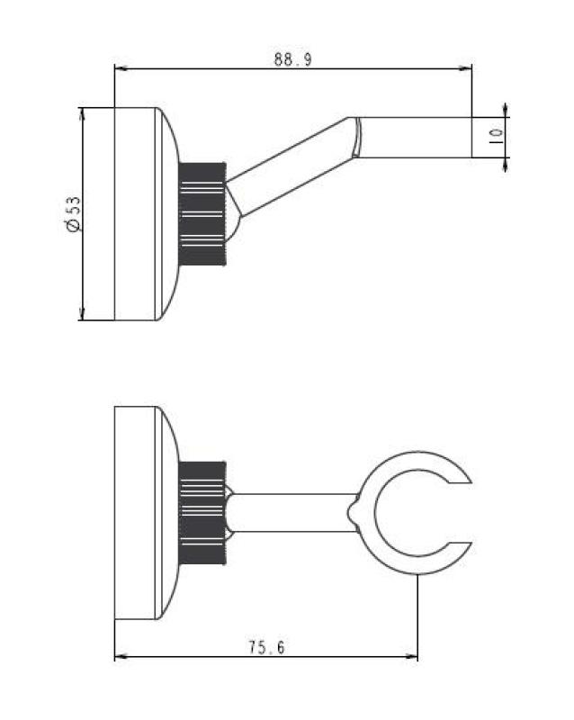Aquanello Heritage Collection Klassinen käsisuihkuhylly, pronssi BN-9003-HC