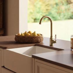 Aquanello Heritage Manor Klassinen keittiö Nostalginen keittiöhanan pronssi BN-9001-HM