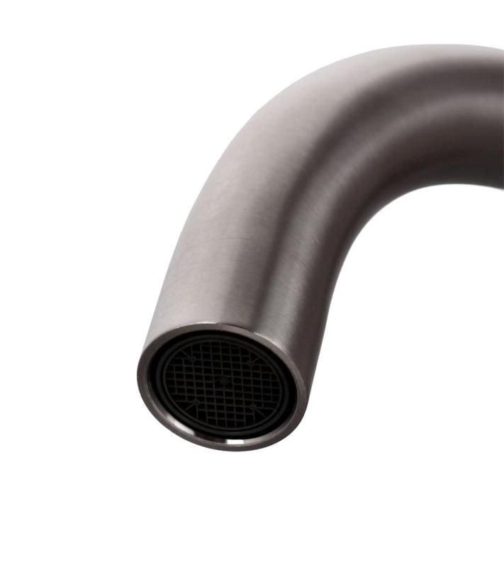 Aquanello Forma Massiivinen ruostumaton teräs yhden vivun keittiöhanan pyöreä ulostulo SS-1002-FM