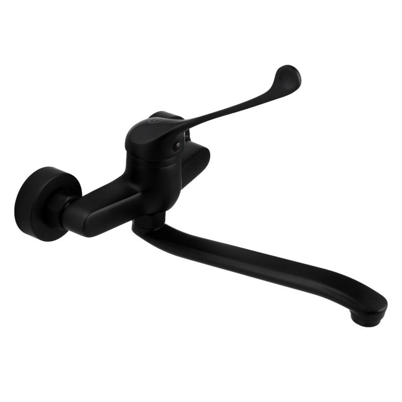 Aquanello Medic Keittiön seinähana pitkällä kahvalla, musta BL-1005-MD