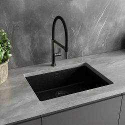 Ausmann Alira Gun metal Keittiöhanat joustavalla suuttimella 1208972567