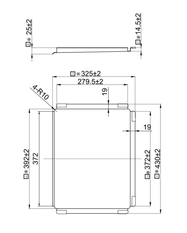 Pure.Sink Exclusivo gun metal -värinen siirrettävä tippualusta, 440 x 335 mm, pesualtaan alle, PEXTRAY-61