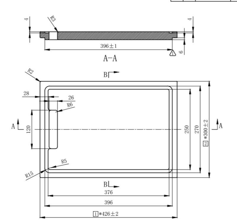Pure.Sink Exclusivo Puinen leikkuulauta Bamboo 42x30 cm, sopii pesualtaan sisään PEXCB40-24