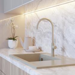 Graniteland Vira Slim Keittiöhanan, beige, kääntyvä juoksuputki 1208972622