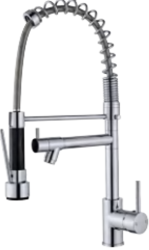 Aquanello Gastro Keittiöhanat ammattimaisella suihkutoiminnolla, kromi CR-4402-GT