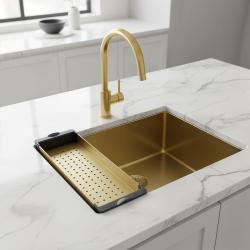Pure.Sink Prestige-pesuallaslaatikko, kulta  PPGCL40-60