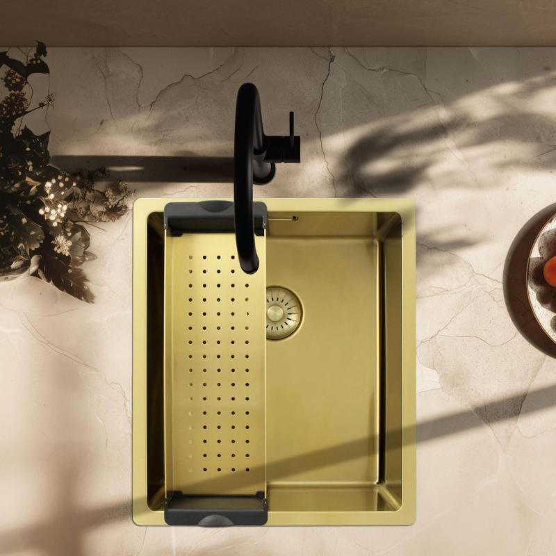 Pure.Sink Prestige-pesuallaslaatikko, kulta  PPGCL40-60