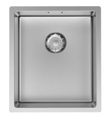Pure.Sink Comfort Ruostumattomasta teräksestä valmistettu pesuallas 34 x 40 cm, alakaappiasennus, tasoasennus ja päälleasennus PCM3440-02