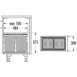 Roska-astia Hailo Tandem Universal 2331