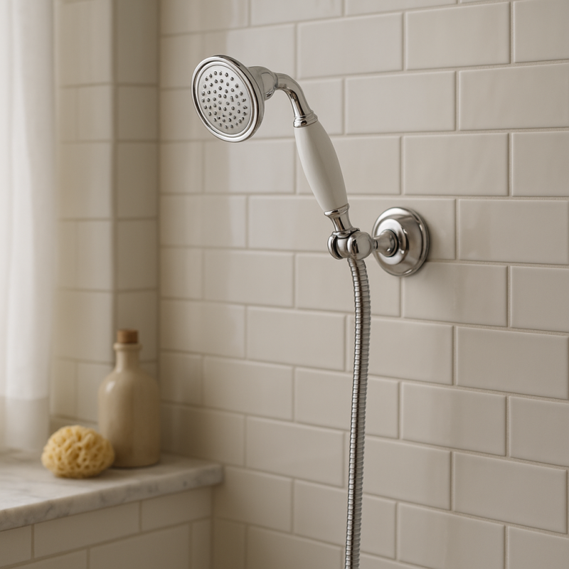 Huber Victorian Hand Shower with suspension hook chrome 63.03H.CR