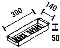 ABK RVS Jäterasia sisäastia jäterasia BAR14 KS01014001