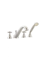 Cisal Arcana Ceramic 4-reikäinen kylpyammehana reunan asennus 3/4" Kromi AC00026421
