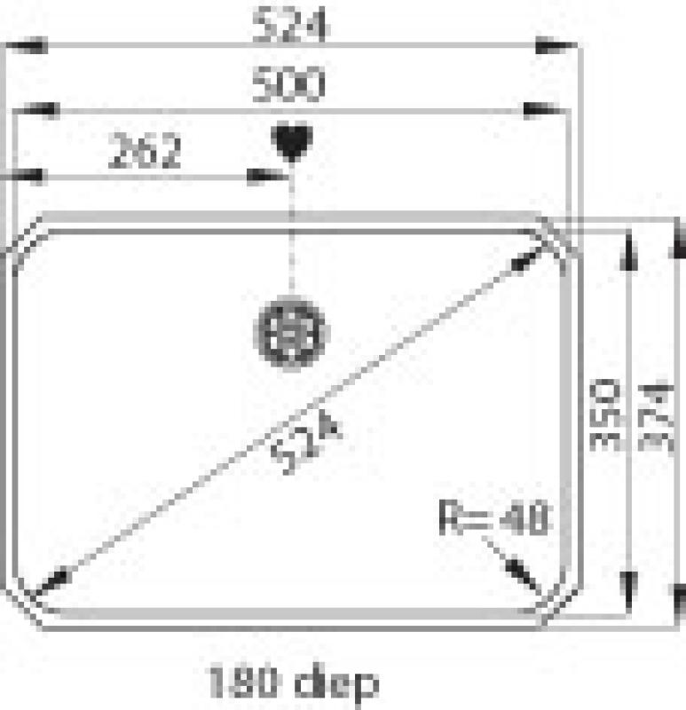 Franke Largo in LAX 110.50 -allas, alakaappiasennus, 1220067750