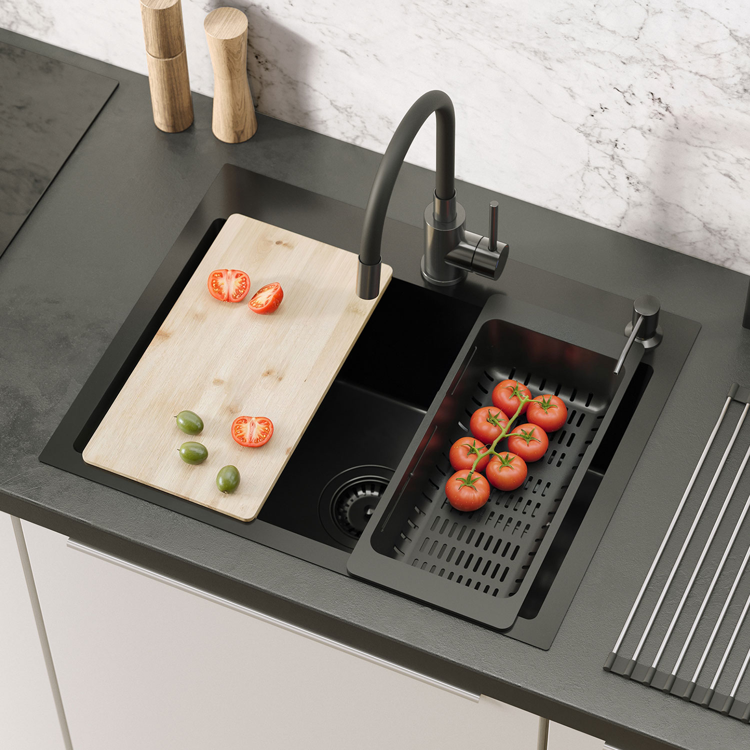 Sink Accessories That Save Water & Time Without Compromising Style