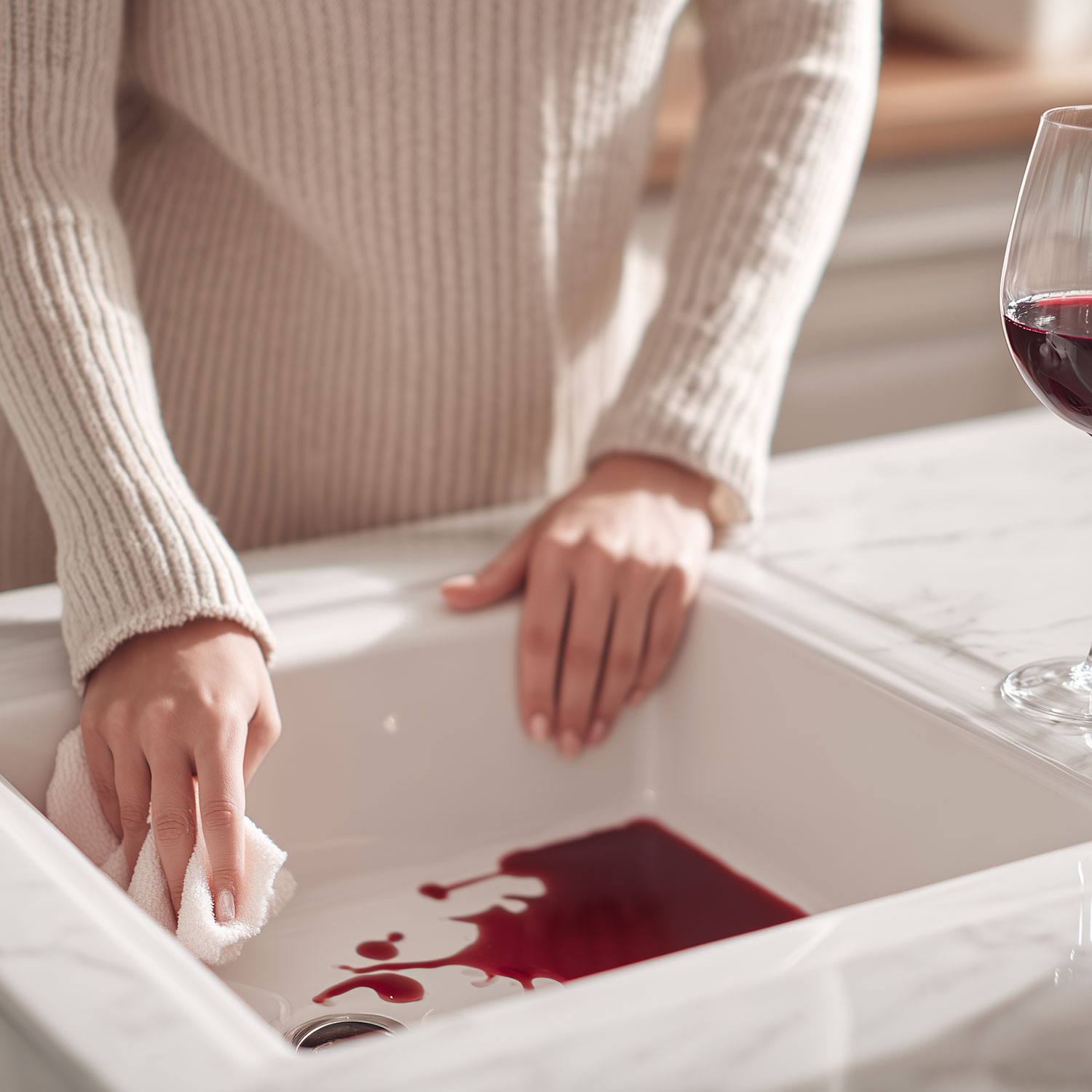 Kuinka estää ja poistaa ruokajäljet valkoisista keraamisista pesualtaista